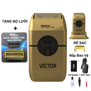 Máy Cạo Râu MRDPRO ZB-999-Vàng-Êm Ái, Cạo Sát, Chuẩn Phong Cách Nam Tính