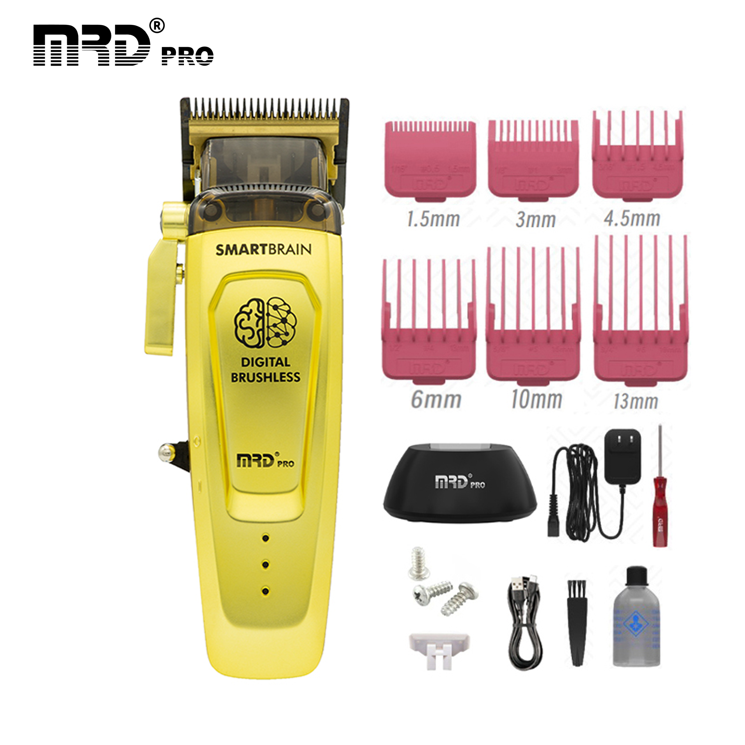 Tông Đơ MRDPRO SMART BRAIN HC 90-4-Vàng-Công Nghệ Thông Minh - Ảnh 4