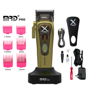 MRDPRO HC-999 XPRO-Vàng-Tông Đơ Cắt Tóc Chuyên Nghiệp, Chuẩn Barber Cao Cấp