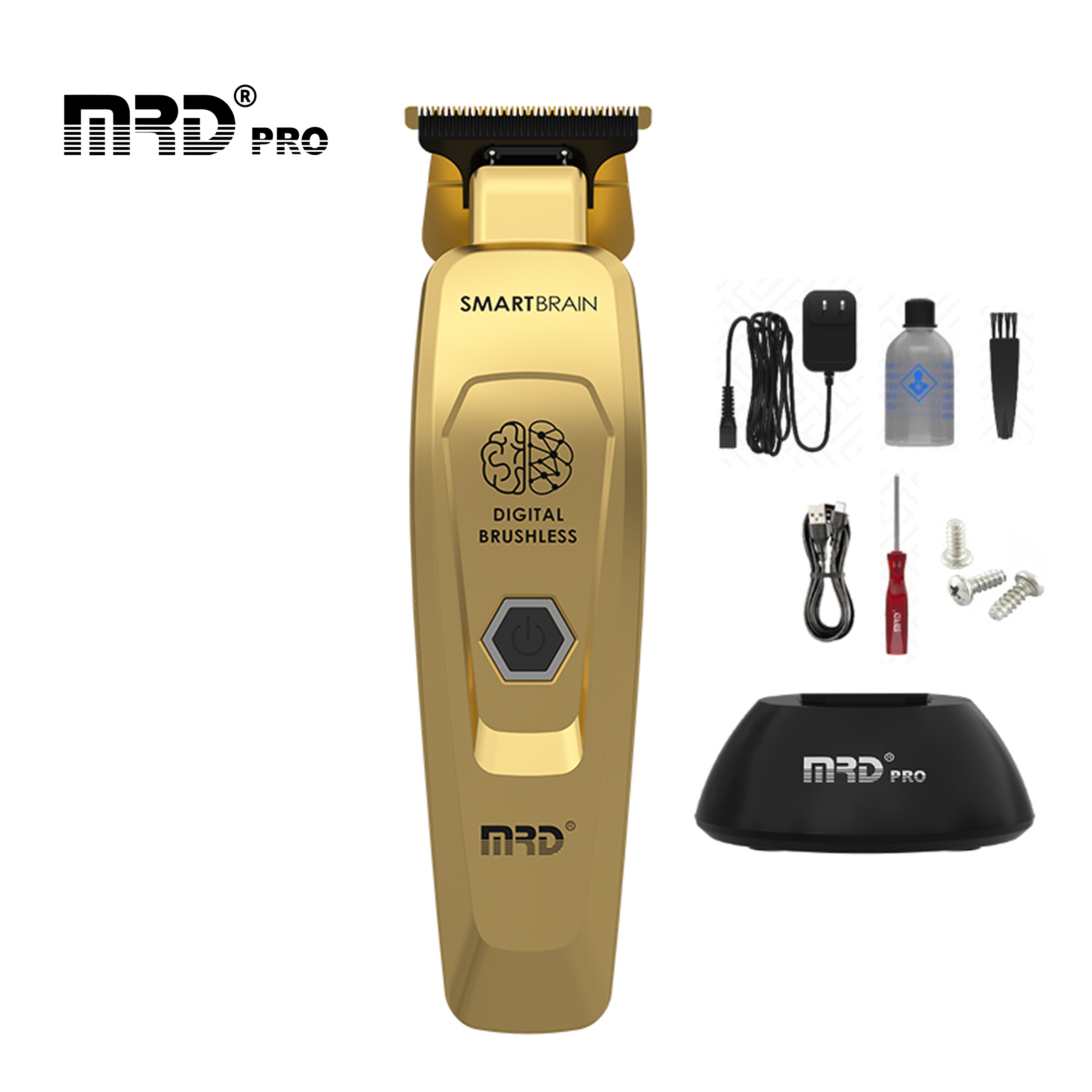Tông Đơ Bấm Viền MRD PRO GMT 90-4-Vàng-Sắc Nét Từng Đường Line, Nhỏ Gọn – Chuyên Nghiệp - Ảnh 6