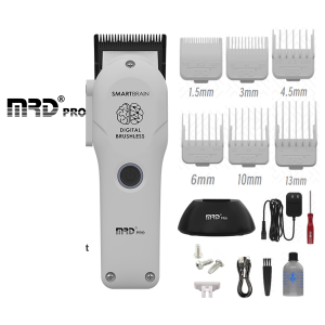 Tông Đơ MRDPRO 3969ST-Trắng-Động Cơ Mạnh, Viền Sát, Đường Cắt Sắc Nét