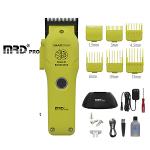 Tông Đơ MRDPRO 3969ST-Xanh-Động Cơ Mạnh, Viền Sát, Đường Cắt Sắc Nét
