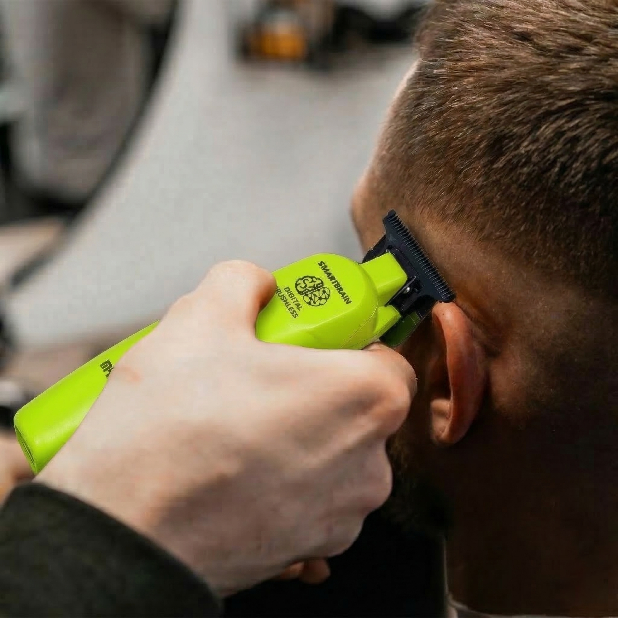 Tông Đơ Bấm Viền MRDPRO GMT 3969ST-Xanh-Cắt Sát, Viền Nét, Đẳng Cấp Barber - Ảnh 6