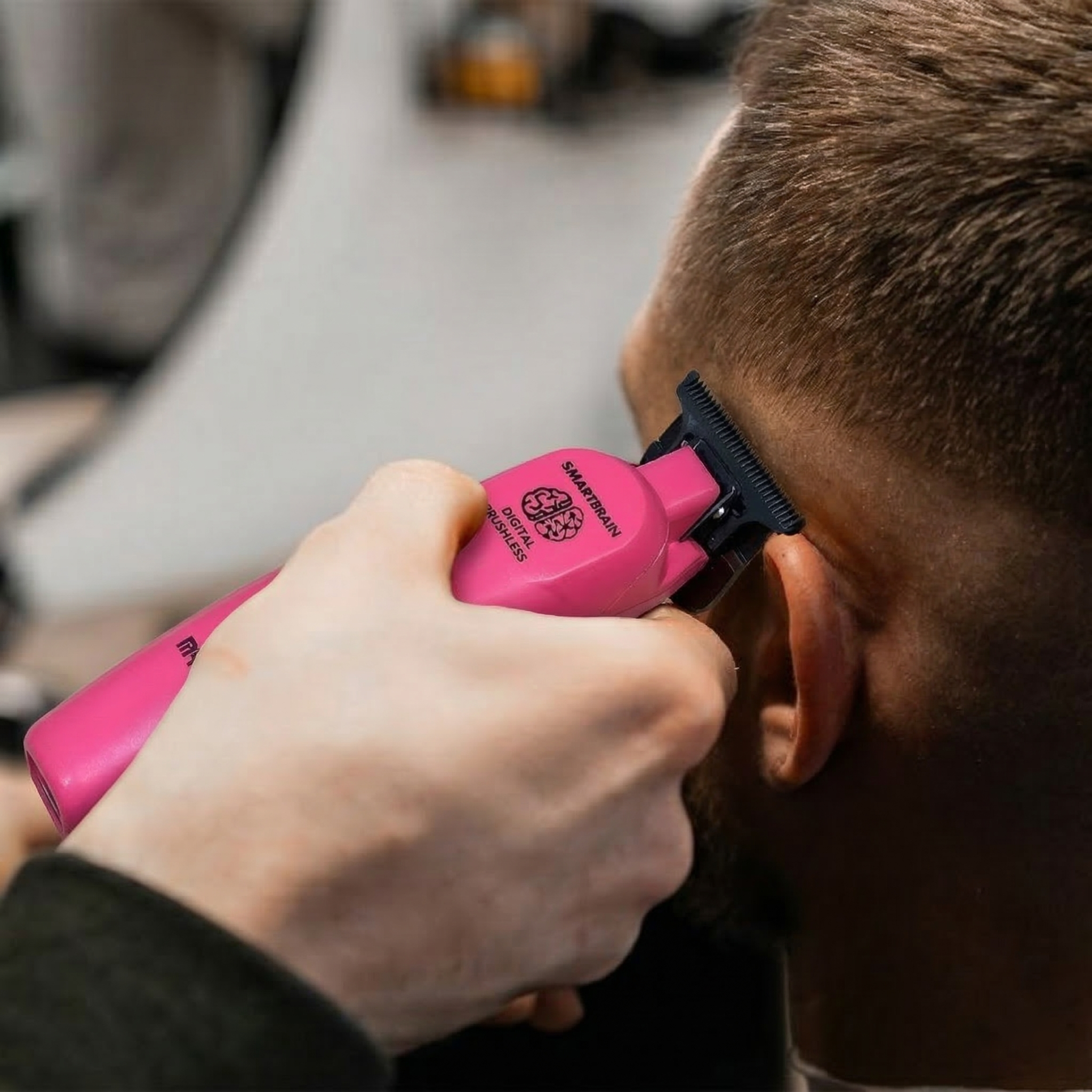 Tông Đơ Bấm Viền MRDPRO GMT 3969ST-Hồng-Cắt Sát, Viền Nét, Đẳng Cấp Barber - Ảnh 7