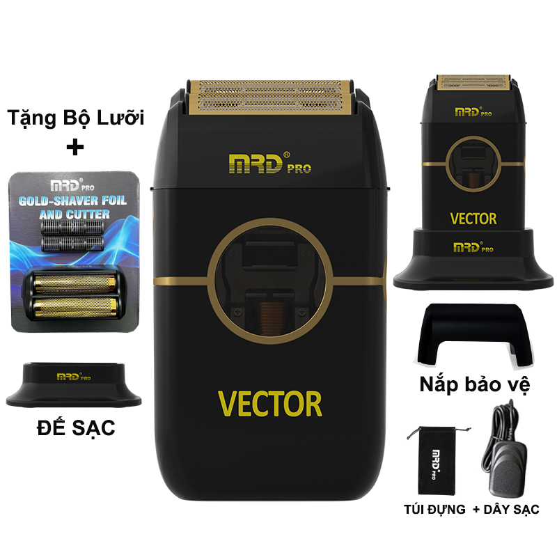 Máy Cạo Râu MRDPRO ZB-999-Đen-Êm Ái, Cạo Sát, Chuẩn Phong Cách Nam Tính