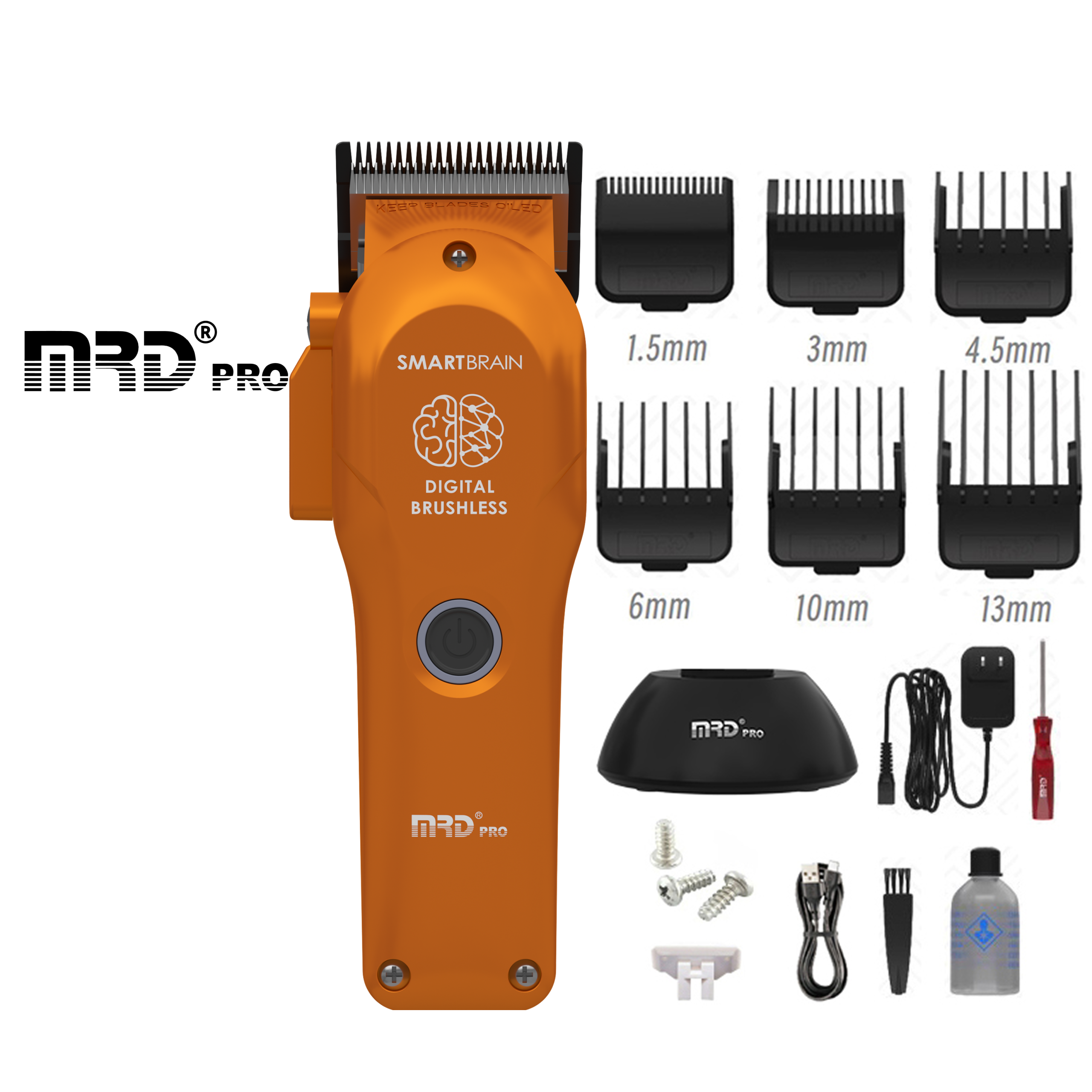 Tông Đơ MRDPRO 3969ST-Cam-Động Cơ Mạnh, Viền Sát, Đường Cắt Sắc Nét - Ảnh 7