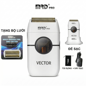 Máy Cạo Râu MRDPRO ZB-999-TRẮNG-Êm Ái, Cạo Sát, Chuẩn Phong Cách Nam Tính