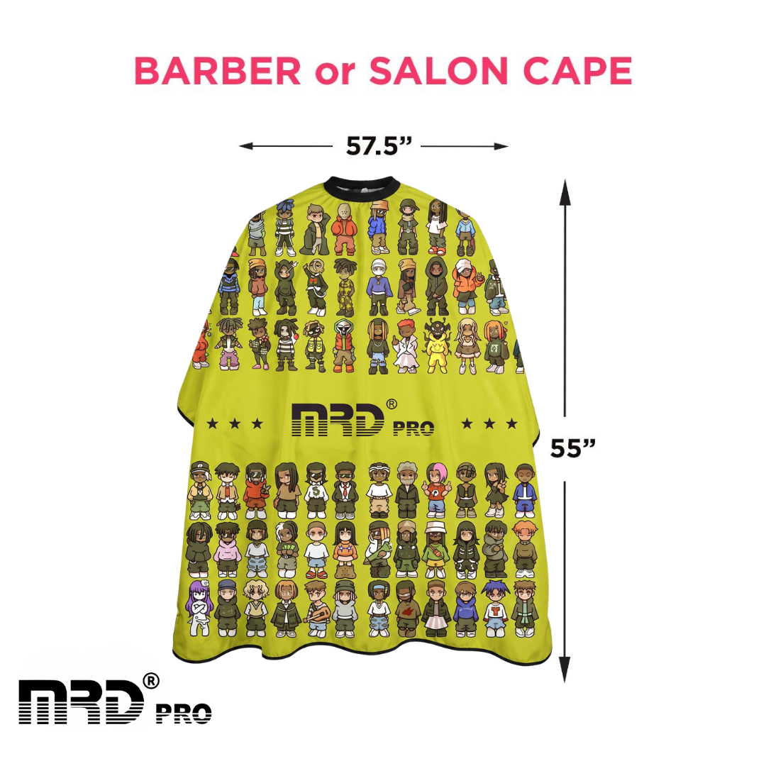 Áo Choàng Cắt Tóc MRDPRO-XANH – Chống Bám Tóc, Thoáng Khí, Chuẩn Salon Chuyên Nghiệp - Ảnh 4