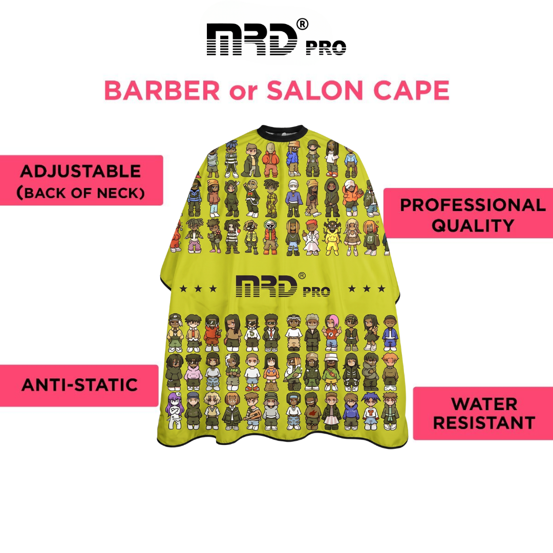 Áo Choàng Cắt Tóc MRDPRO-XANH – Chống Bám Tóc, Thoáng Khí, Chuẩn Salon Chuyên Nghiệp - Ảnh 5